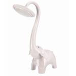 Lampa de birou, jumi, model elefant, lumina led reglabila, alb, 9x38 cm