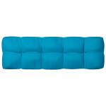 Pernă canapea din paleți, albastru, 120 x 40 x 12 cm