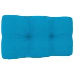 Pernă canapea din paleți, albastru, 70 x 40 x 12 cm