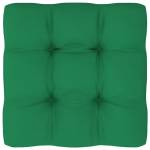 Pernă pentru canapea din paleți, verde, 60x60x12cm
