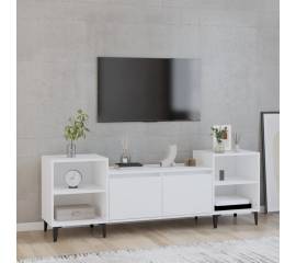 Comodă tv, alb, 160x35x55 cm, lemn prelucrat