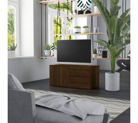 Comodă tv, stejar maro, 80x34x36 cm, lemn prelucrat