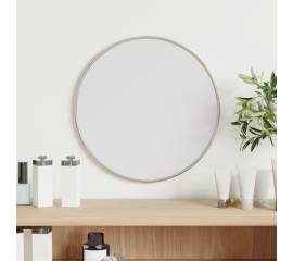Oglindă de perete rotundă, argintiu, Ø 30 cm