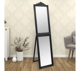 Oglindă de sine stătătoare, negru, 50x200 cm