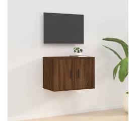 Dulap tv montat pe perete, stejar maro, 57x34,5x40 cm