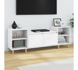 Comodă tv, alb, 160x35x55 cm, lemn prelucrat