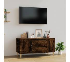 Comodă tv, stejar fumuriu, 102x44,5x50 cm, lemn prelucrat