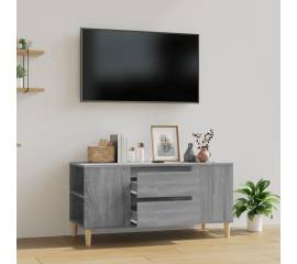 Comodă tv, gri sonoma, 102x44,5x50 cm, lemn prelucrat