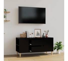 Comodă tv, negru, 102x44,5x50 cm, lemn prelucrat