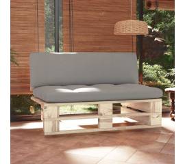 Canapea de mijloc de grădină din paleți, lemn de pin tratat