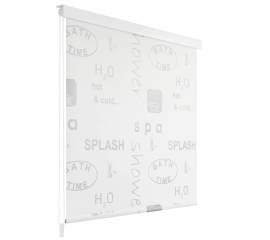 Roletă perdea de duș 160x240 cm imprimeu splash