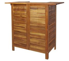Masă de bar, 110 x 50 x 105 cm, lemn masiv de acacia