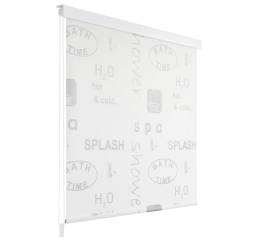 Roletă perdea de duș 100x240 cm imprimeu splash