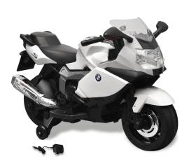 Motocicletă electrică pentru copii bmw 283, 6v, alb