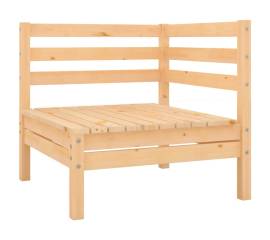Canapea de colț pentru grădină, lemn masiv de pin