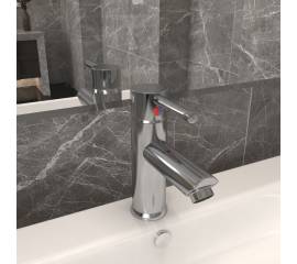 Robinet chiuvetă de baie, argintiu, 130x176 mm