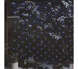 Plasă lumini crăciun, albastru, 4x4 m 544 led interior/exterior
