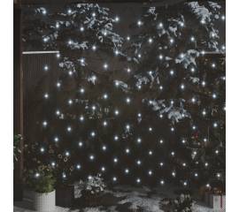 Plasă lumini crăciun 544 led alb rece 4x4 m interior/exterior