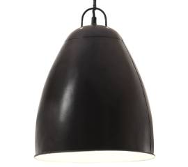 Lampă suspendată industrială, negru, 32 cm, e27, rotund, 25 w