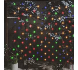 Plasă lumini crăciun multicolor 4x4 m 544 led interior/exterior
