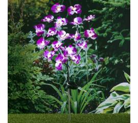 Hi lumină solară orhidee de grădină, led, 75 cm