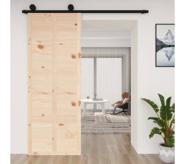 Ușă de hambar, 80x1,8x214 cm, lemn masiv de pin