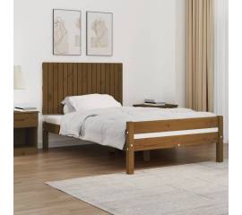 Tăblie de pat pentru perete, maro miere, 108x3x60 cm