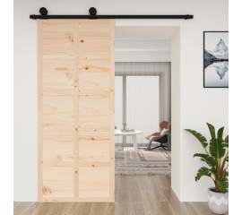 Ușă de hambar, 90x1,8x214 cm, lemn masiv de pin