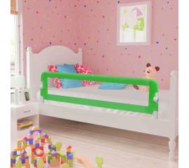 Balustradă de siguranță pentru pat de copil, verde, 150x42 cm