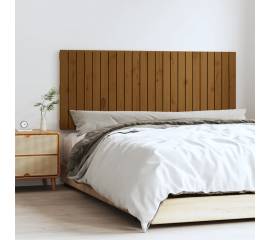 Tăblie de pat pentru perete, maro miere, 147x3x60 cm