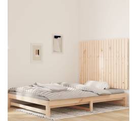 Tăblie de pat pentru perete, 127,5x3x90 cm, lemn masiv de pin