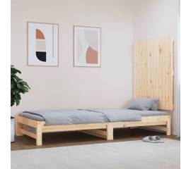 Tăblie de pat pentru perete, 82,5x3x90 cm, lemn masiv de pin