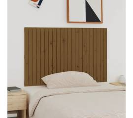 Tăblie de pat pentru perete, maro miere, 140x3x90 cm, lemn pin