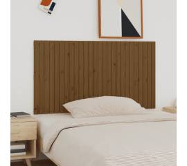 Tăblie de pat pentru perete, maro miere, 166x3x90 cm, lemn pin