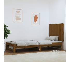Tăblie de pat pentru perete, maro miere, 82,5x3x60 cm