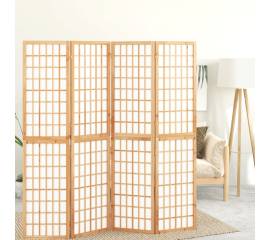 Paravan pliabil de cameră, 4 panouri, 160x170 cm, stil japonez