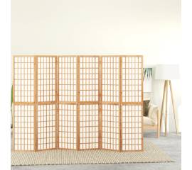 Paravan pliabil de cameră, 6 panouri, 240x170 cm, stil japonez