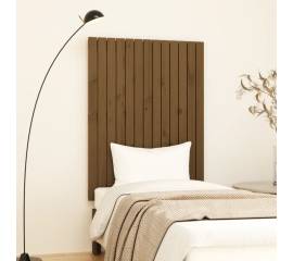 Tăblie de pat pentru perete, maro miere, 82,5x3x110 cm lemn pin
