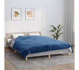 Pătură grea, albastru, 200x220 cm, 9 kg, material textil