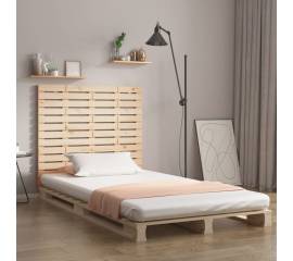 Tăblie de pat pentru perete, 146x3x91,5 cm, lemn masiv de pin