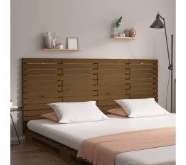 Tăblie de pat pentru perete, maro miere, 156x3x91,5 cm lemn pin