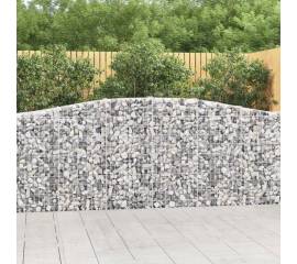 Coș gabion arcuit 400x30x100/120 cm fier galvanizat