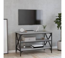 Comodă tv, gri sonoma, 80x40x50 cm, lemn compozit