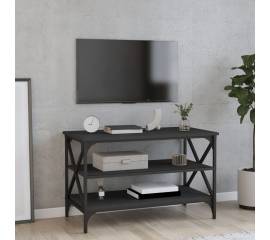 Comodă tv, negru, 80x40x50 cm, lemn prelucrat