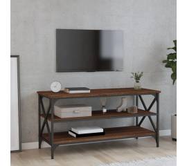 Comodă tv, stejar maro, 100x40x50 cm, lemn prelucrat