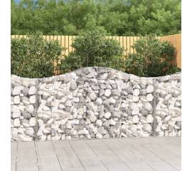 Coșuri gabion arcuite 10 buc, 200x30x100/120 cm fier galvanizat