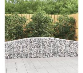 Coșuri gabion arcuite 15 buc, 400x30x60/80 cm, fier galvanizat