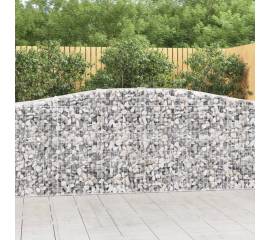 Coșuri gabion arcuite 5 buc, 400x50x100/120 cm fier galvanizat