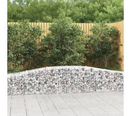 Coșuri gabion arcuite 7 buc, 400x50x40/60 cm, fier galvanizat