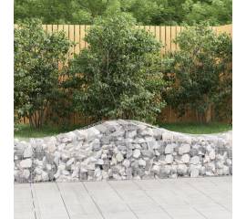 Coșuri gabion arcuite 14 buc, 200x50x40/60 cm, fier galvanizat